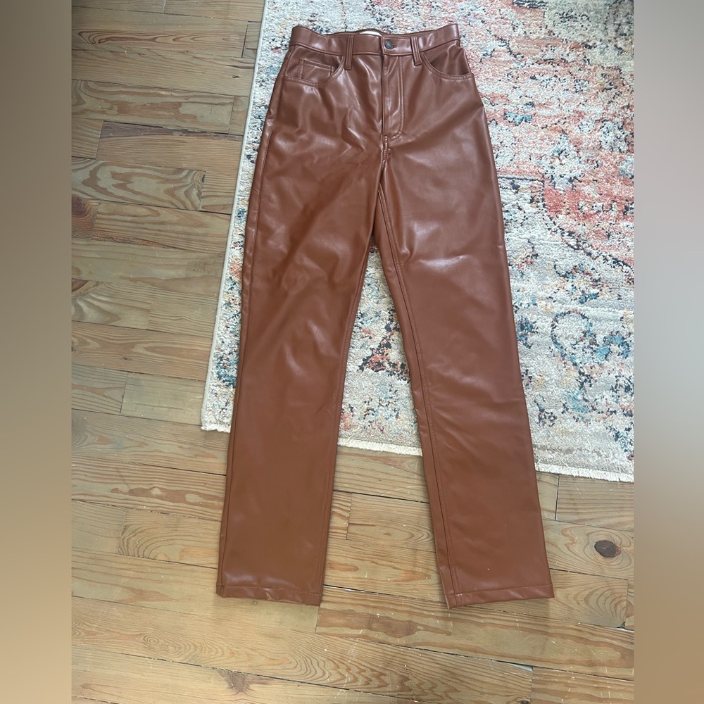 Abercrombie and Fitch vegan leather pants